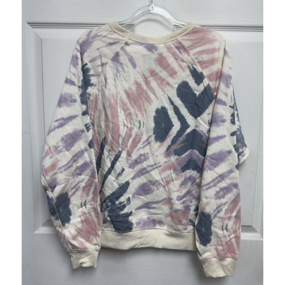 Grayson Threads Cream Tie Dye Long Sleeve Graphic Shirt Size M Choose Happy - Picture 2 of 6
